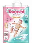 Tanoshi Подгузники размер S (3-6 кг) 72 шт *