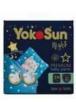 YOKOSUN Premium Ночные трусики размер M 6-10кг 22шт* (Q-форма)