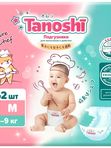 Tanoshi Подгузники размер M (5-9 кг) 62 шт *