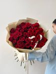 35 эквадорских красных роз