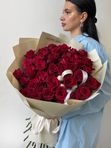 35 эквадорских красных роз