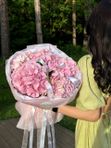 Букет "Розовая гортензия!