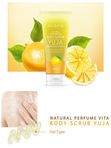 Скраб для тела с экстрактом цитрона WELCOS Around Me Natural Perfume Vita Body Scrub Yuja