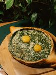 Хачапури с сыром и шпинатом