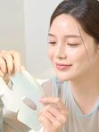 Осветляющая гидрогелевая маска для лица Luvum Green Citrus Vitamin C Gel Mask Plus 33г