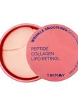 Разглаживающие патчи для век с пептидами и ретинолом Trimay Wrinkle Smoothing Gel Eye Patch 30+30шт