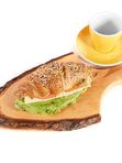 Sviesta kruasāns ar mozarella sieru un tomātu 105g
