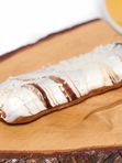 Eklērs ar kokosriekstu - mandeļu krēma pildījumu