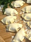 Вареники с адыгейским сыром и творогом, 500 г.