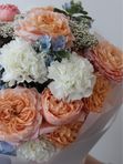 Букет с небесной гортензией