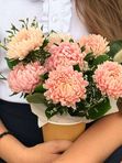 Композиция с астрами Barbie