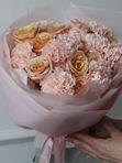 ДУО букет диантус и роза