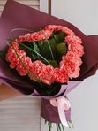 Розовое сердце