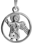 ПОДВЕСКА "АНГЕЛ", СЕРЕБРО 925°  арт.505, 506, 507