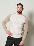 ЗИМНИЙ ТРИКОТАЖ ДЖЕМПЕР LIWALI К23 -000113 БЕЖ
