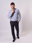 Сорочка мужская ZEER длинный рукав 51215 цв. 05