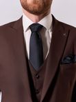 Костюм тройка мужской 4544426Y0004 Коричневый