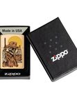 48519 204B Zippo Wild West Skeleton Design