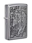 49442 207 Zippo Skull And Angel Emblem