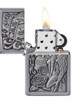 49442 207 Zippo Skull And Angel Emblem