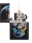 28042 218 Zippo Colourful Skull