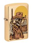 48519 204B Zippo Wild West Skeleton Design