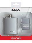 Gift Set 49358 200 Zippo Flask & Lighter
