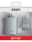 Gift Set 49358 200 Zippo Flask & Lighter