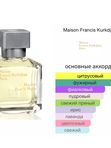 Maison Francis Kurkdjian Absolue Pour le Matin унисекс Парфюмерная вода