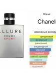 Chanel Allure Homme Sport для мужчин Туалетная вода