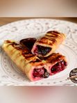 Млинці з маком та вишнею
