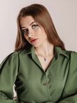 Платье зелёное