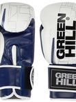 Боксерские перчатки Green Hill COMET (бело-синие) 12 OZ
