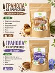 НАБОР ИЗ 8 ВКУСОВ Живой гранолы из проростков, 1030 гр