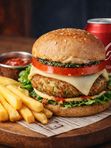 Cheese VadaPav + Coca-Сola