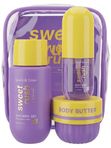Набор для тела Body Travel Set Purple Toffee (баттер для тела 50мл + гель для душа 110мл + мист для тела и волос 35мл)