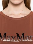 🌊MaxMara Платье-футболка молочное/коричневое