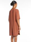 🌊MaxMara Платье-футболка молочное/коричневое