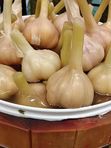 Чеснок белый квашенный, 100г.