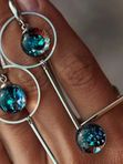 Серьги «Пламенный лед»