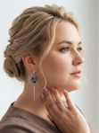Серьги «Пламенный лед»