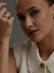 Кольцо из серебра с фианитами