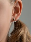 Детские серьги из золота с фианитами
