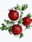 Брошь из серебра с эмалью
