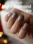 TIES Гель-лак Night Diamond светоотражающий 10 10 мл, шт