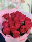 Букет из малиновых роз(Китай)