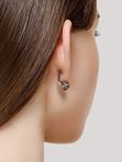 Серьги из серебра с аметистами