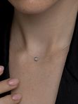 Колье из серебра с бриллиантами