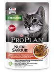 Влажный корм Pro Plan Nutri Savour для взрослых стерилизованных кошек и кастрированных котов