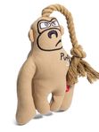 75501 Игрушка для собак Обезьяна с пищалкой 31см, серия PUFFER ZOO